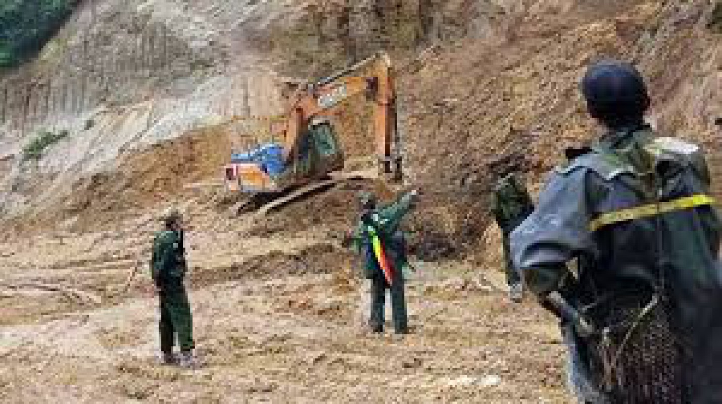 缅甸非法矿区导致税收损失与环境污染