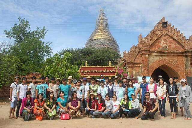 果敢缅文班同学缅甸古城蒲干塔林文化考察之旅