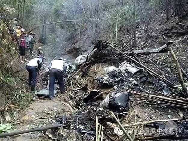 缅甸中部1军用直升机坠毁 机组人员全部遇难