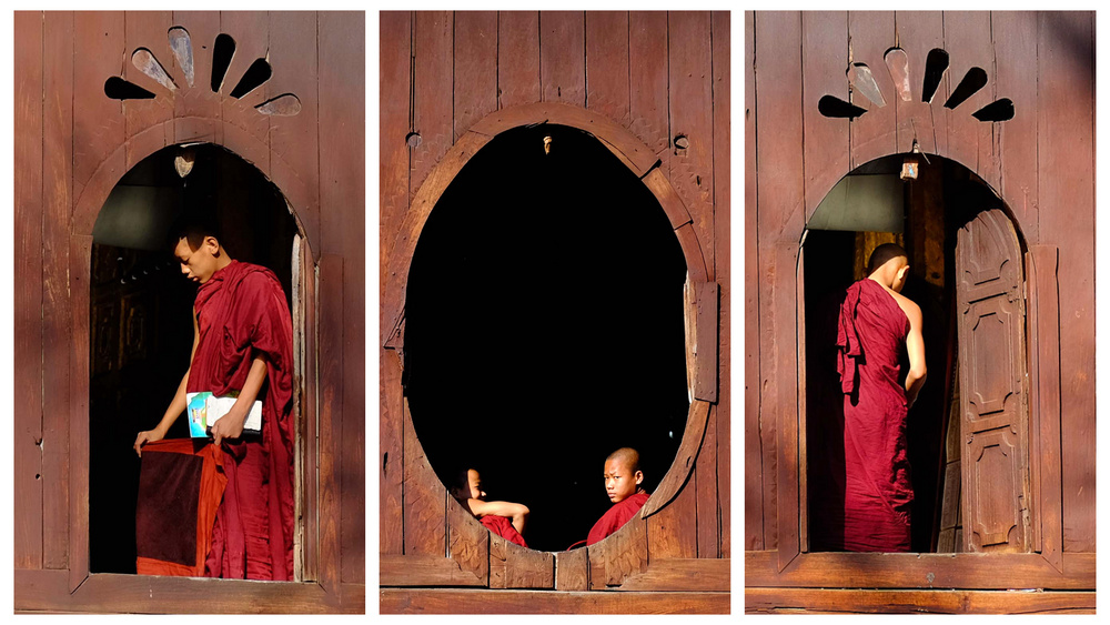 瑞扬比亚僧学院——椭圆窗里的禅意