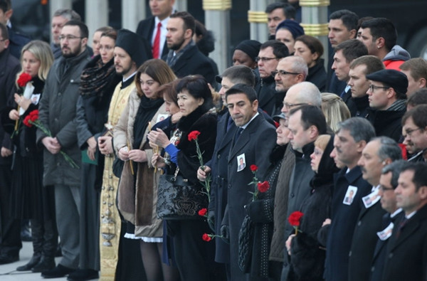 土耳其在安卡拉机场为俄遇害大使举行遗体告别仪式