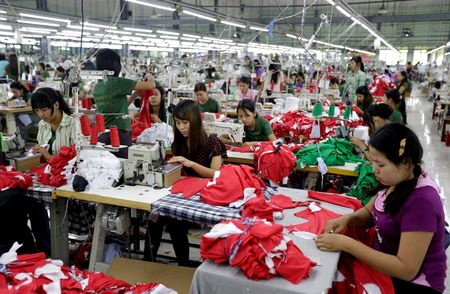 缅甸成衣制造业出口收入增加