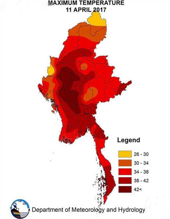 国家顾问办公室发布消息 全国多地气温已达43-46度