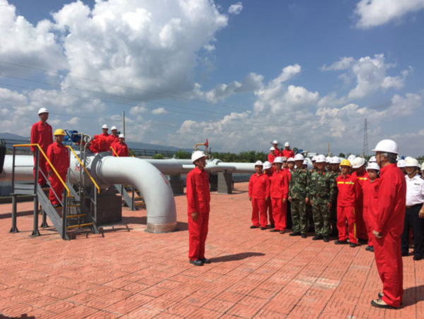 中缅原油管道原油进入云南后在云南石化加工