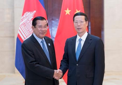 张高丽会见出席第十四届中国－东盟博览会的东盟国家领导人