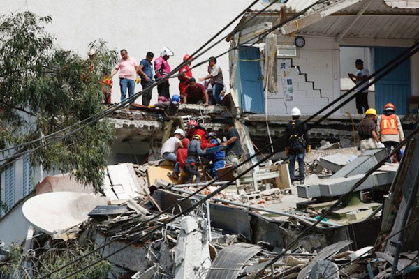 墨西哥7.1级地震已造成138人死亡