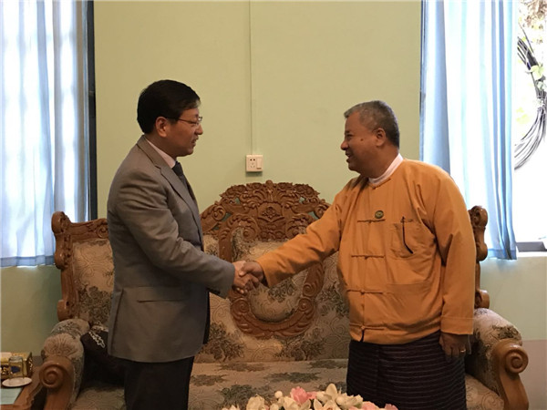 中国驻缅甸大使洪亮访问掸邦