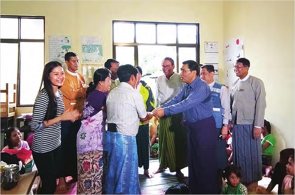 孟邦降豪雨灾民达到7400多人损失6.4亿多缅元