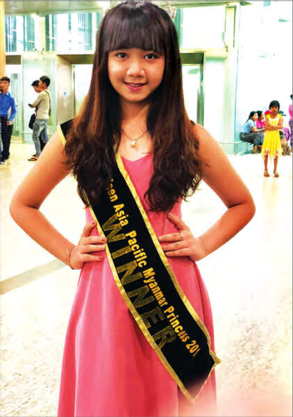 缅甸女童将赴国外表演在玻璃碎片上的舞蹈艺术