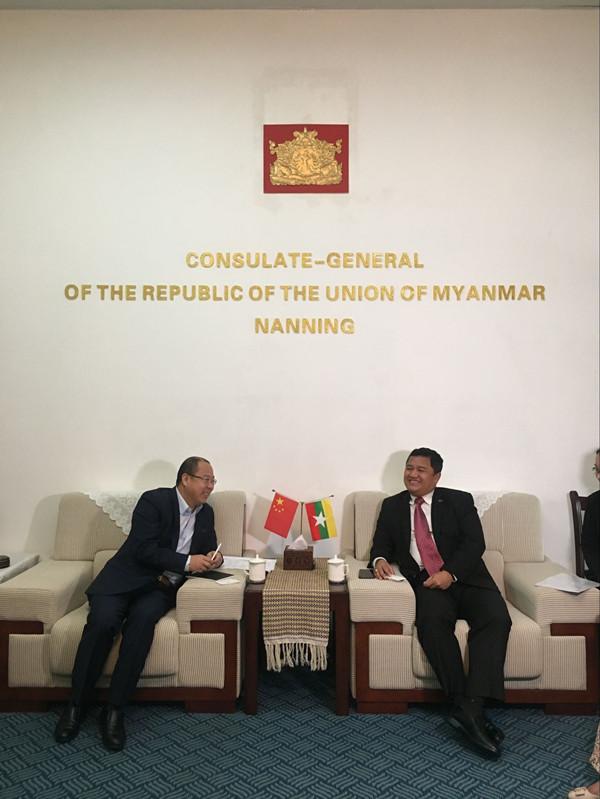 缅甸驻南宁总领事梭岱南：东博会已成为中缅合作的一部分