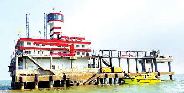 中国援建的仰光外海引航站举行竣工及交接仪式典礼