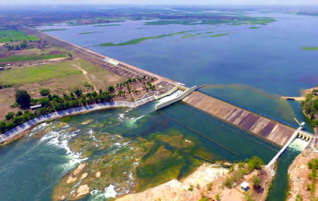 实皆省内夏季稻及夏作物种植已获得充分的水源供应