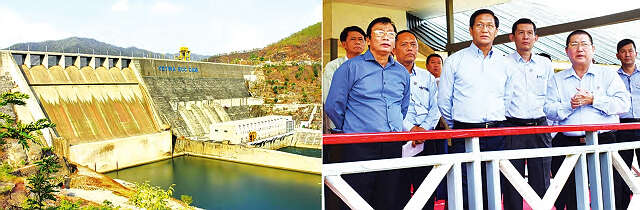缅甸国家领导人轮番视察水电厂