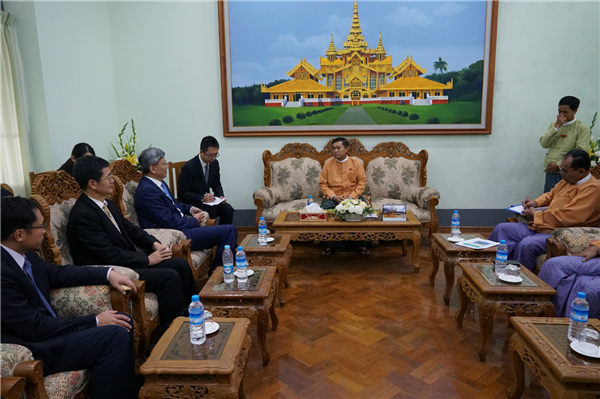 中国驻缅甸使馆组织中缅企业家访问勃固省