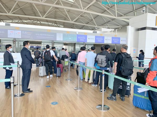 第5批94名缅甸公民从韩国返回国