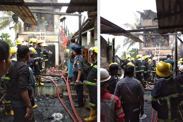 莱达雅镇区西部因火灾两人丧生