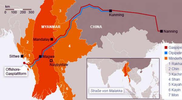 缅甸一武装组织宣称对刺杀值守中缅油气管道警察事件负责