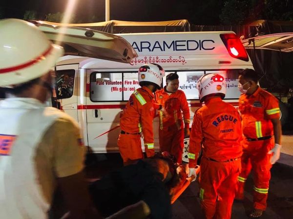 缅甸仰光镇区发生交通事故 致6人受伤