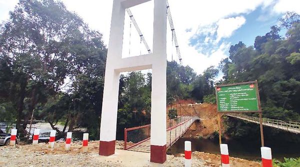 缅甸极北地区一桥梁建成通车