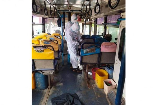 一妇女死在仰光40路公交车上