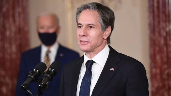 布林肯选今天对着中国发声明，“令人作呕”