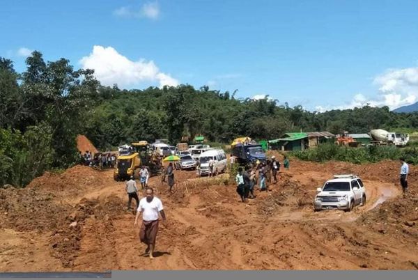 密支那-八莫公路受损严重