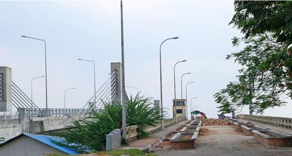 前政府实施的缅甸第一座休闲桥即将开通