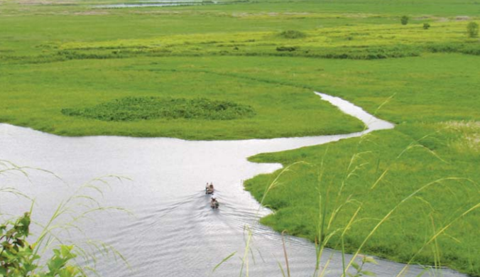 缅甸第一淡水湖茵都基湖的生态环境
