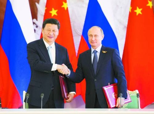 中俄签署一系列合作文件