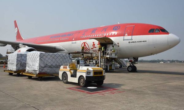 联合国儿童基金会引进的200万剂疫苗抵达缅甸