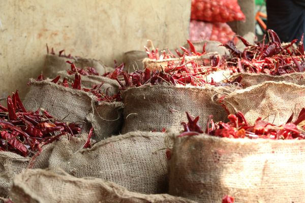 辣椒市场上干辣椒价钱上扬购买力也强劲