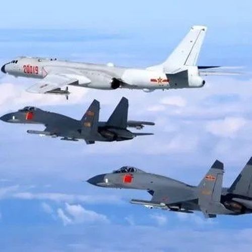 台当局通报解放军军机绕台，“罕见的是……”
