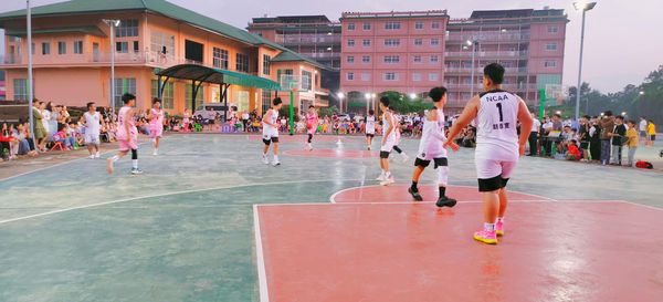 缅甸腊戌新世纪中文学校举行2023届“雅淑迪杯”篮球赛