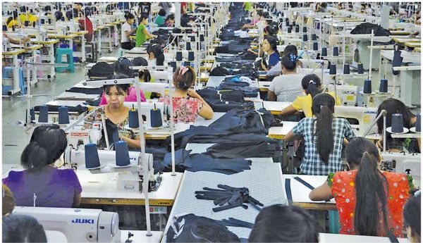缅甸在5月份内出口CMP成衣产品3亿多美元