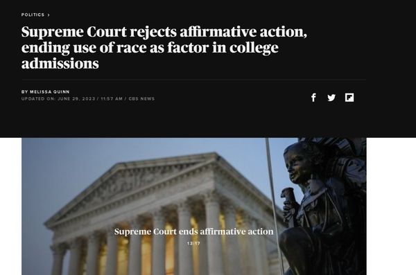 美国最高法院做出重要裁决！那个被很多华人深恶痛绝的规则，被终结了！