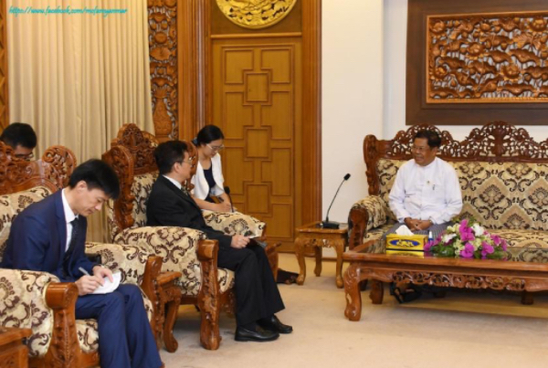 中国亚洲事务特使与缅甸外交部部长在内比都举行会晤