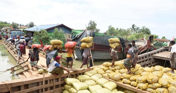 缅孟边贸总额在9月份达到200万美元左右