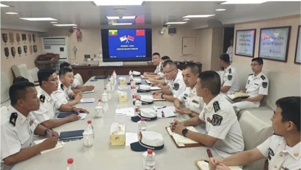 缅中两军官员会见讨论海上安全演习事宜