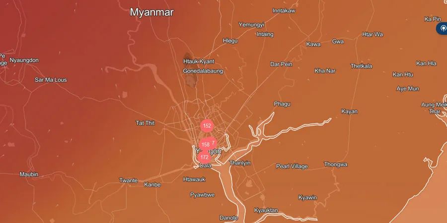 缅甸仰光空气污染已达红色级别 影响健康