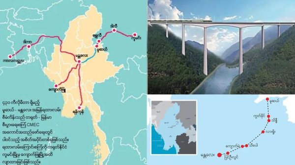 缅甸寻求中国对木姐-曼德勒铁路项目的资金和设计援助