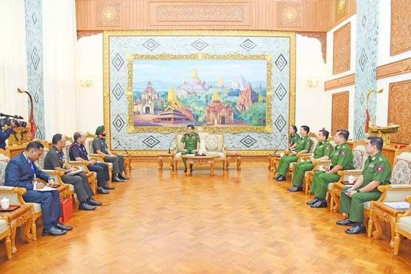 缅甸和印度军方领导人会面讨论军事合作问题