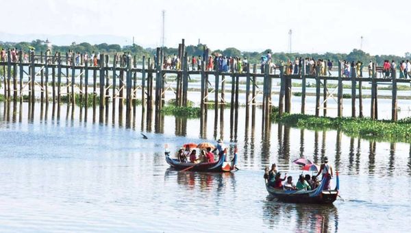 曼德勒省东达曼湖下个月水位升高将有更多国外游客前来游览
