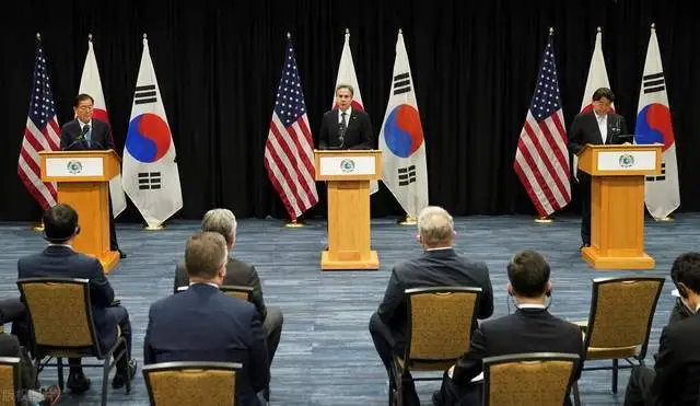 美国拉日韩插手台海，日韩实际上被忽悠了，美国可能支持两岸统一