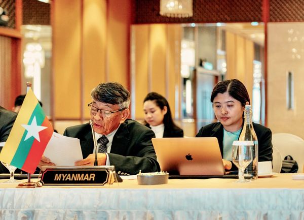 缅甸代表团出席东盟人权委员会2025年首次特别会议