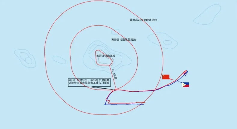 菲艇企图侵闯我黄岩岛领海，南部战区发声！