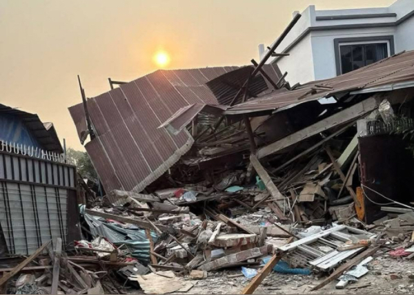实皆省地震损毁的50套房屋将获重建