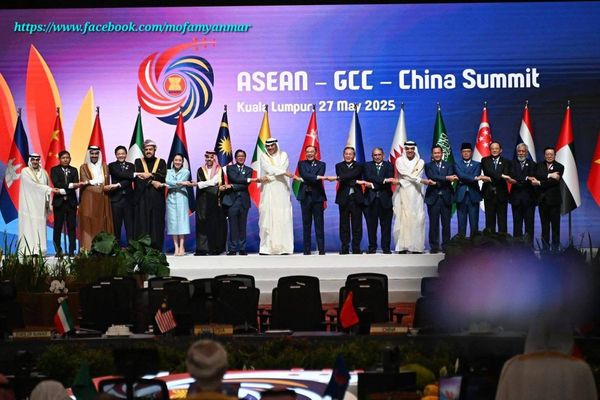 缅甸外交部常务秘书率团出席第二届东盟-海合会峰会及东盟-中国-海合会峰会