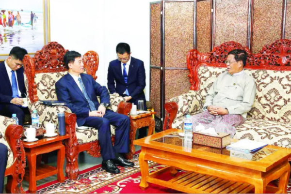 中国公安部代表团访问缅甸