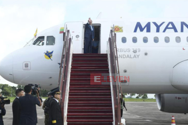 国家安全与和平委员会主席敏昂莱大将启程访华