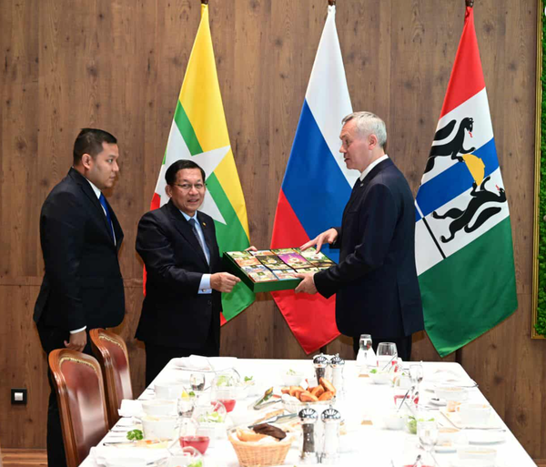 缅甸代总统率高级代表团抵达俄罗斯莫斯科出席世界原子能周